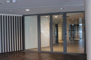 Противопожарный алюминиевый витраж EI15 / серия FRM7133